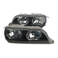 Car Black Car Headlights JZX100 for Toyota Chaser JDM 1996-1999 Left and Right