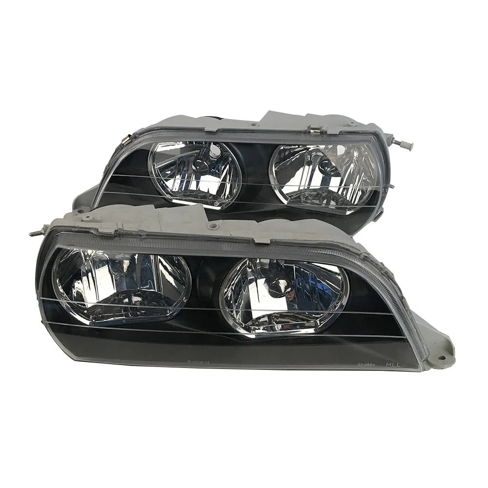 Car Black Car Headlights JZX100 for Toyota Chaser JDM 1996-1999 Left and Right
