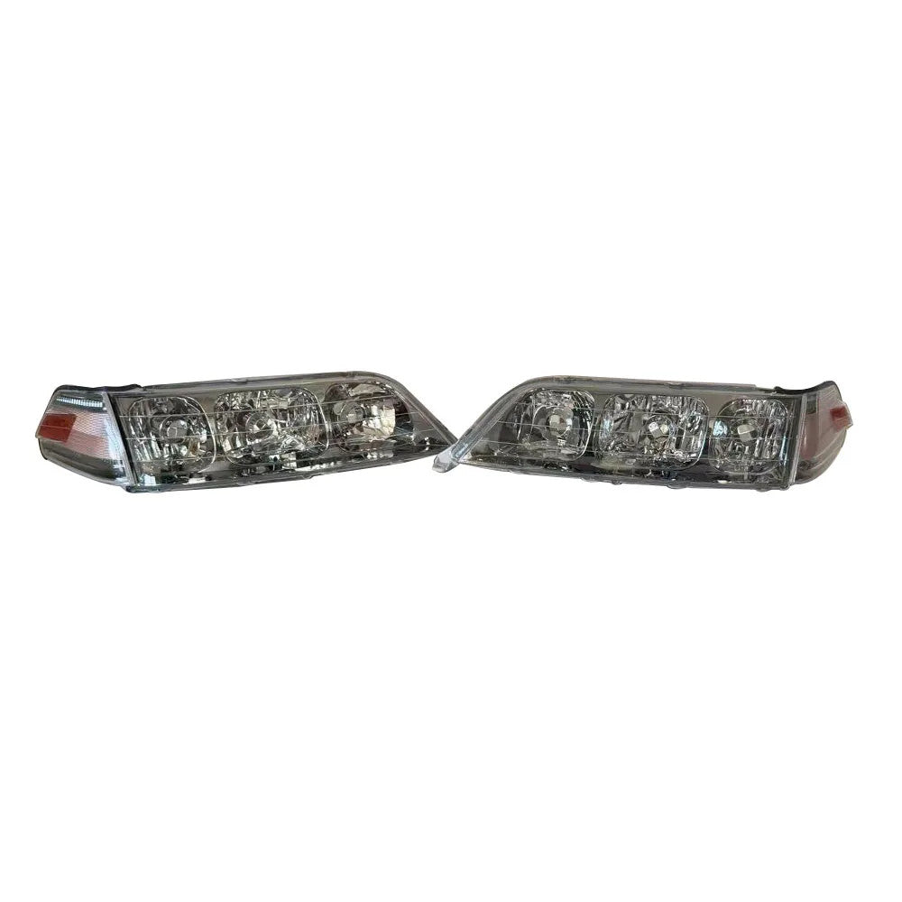 New 4Pcs Headlights Turn Signal for Toyota Mark II GX100 JZX100 Black