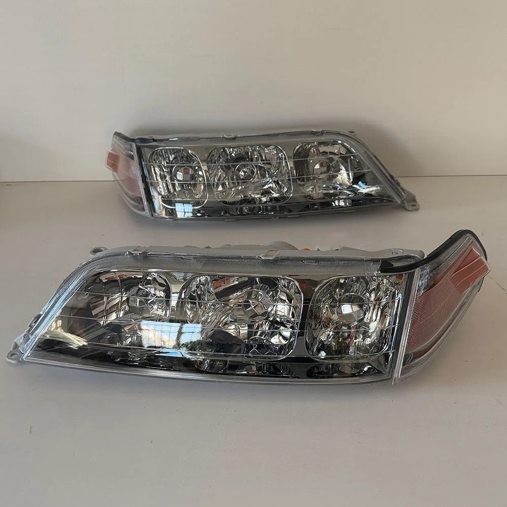 New 4Pcs Headlights Turn Signal for Toyota Mark II GX100 JZX100 Black